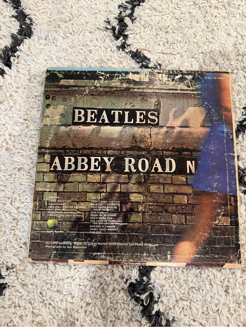 The Beatles Abbey Road Art Print - Brown/Black/Blue